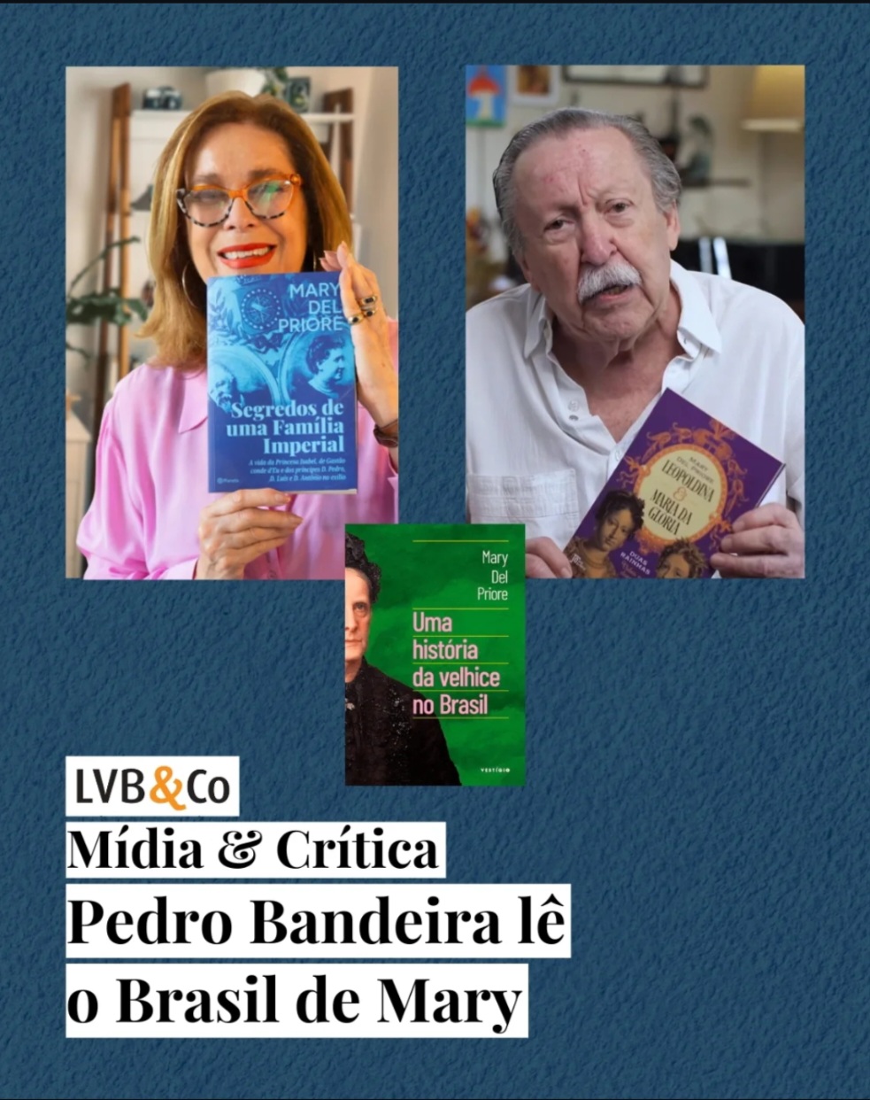Pedro Bandeira lê Mary del Priore
