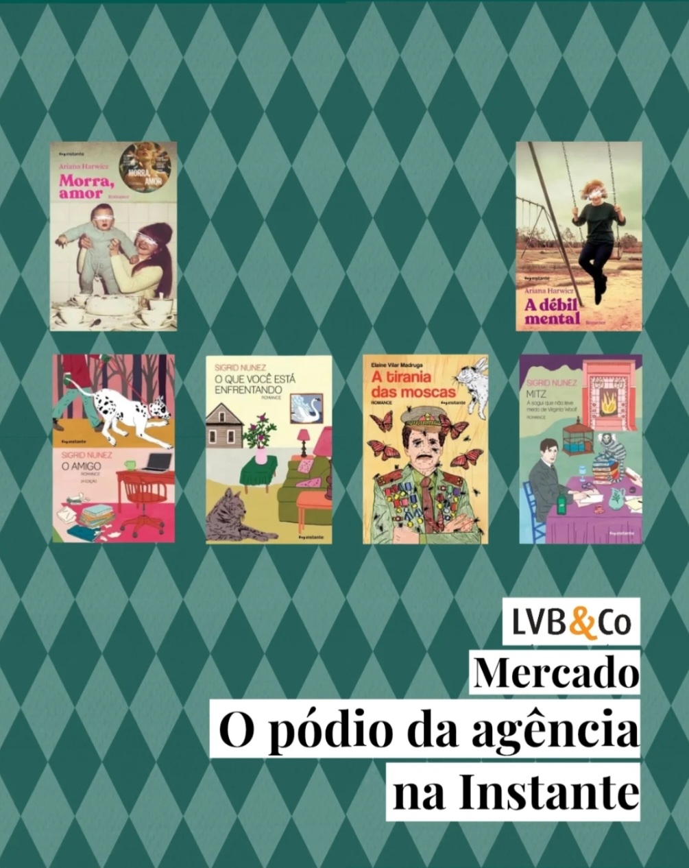 O pódio da agência na Instante